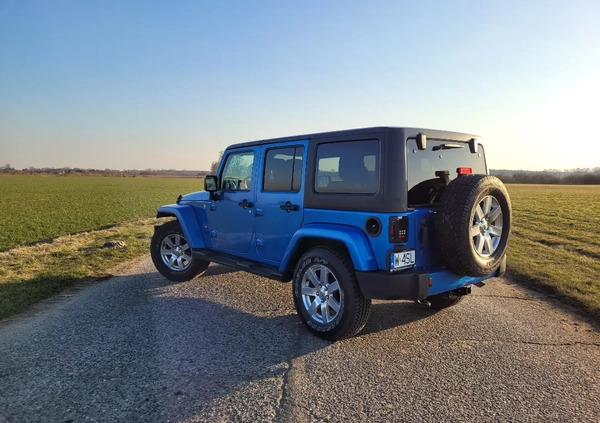 Jeep Wrangler cena 136900 przebieg: 160000, rok produkcji 2016 z Piaseczno małe 137